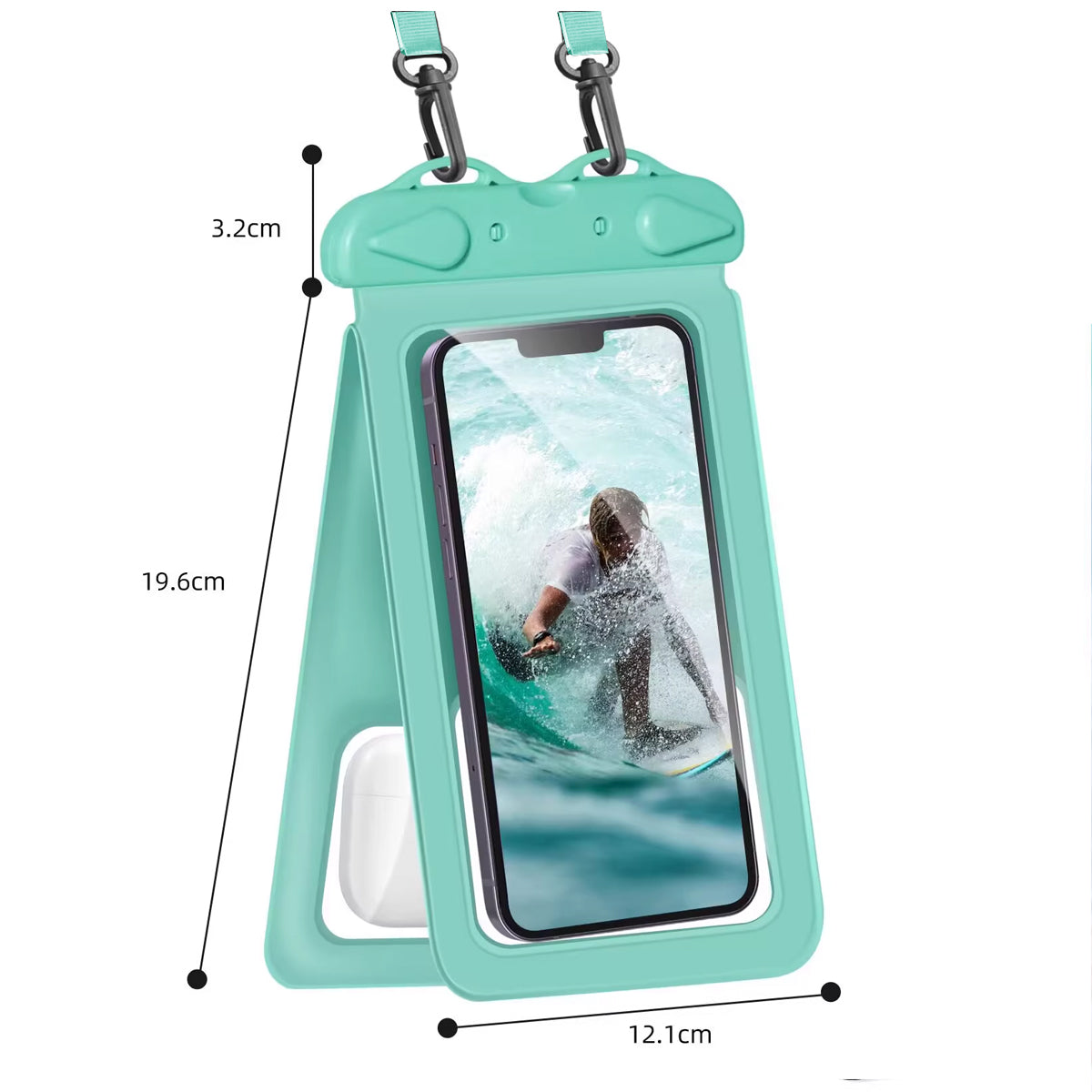 Smart Choice Two Pak Waterproof Transparent Pouches With Style And Practicality
