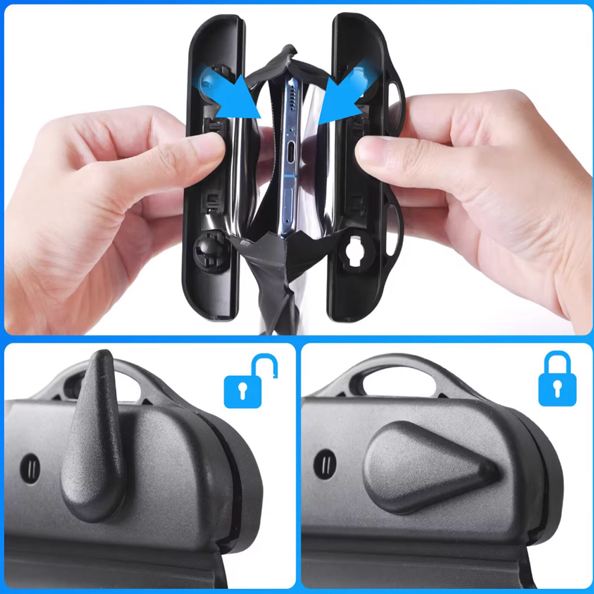 Smart Choice Two Pak Waterproof Transparent Pouches With Style And Practicality