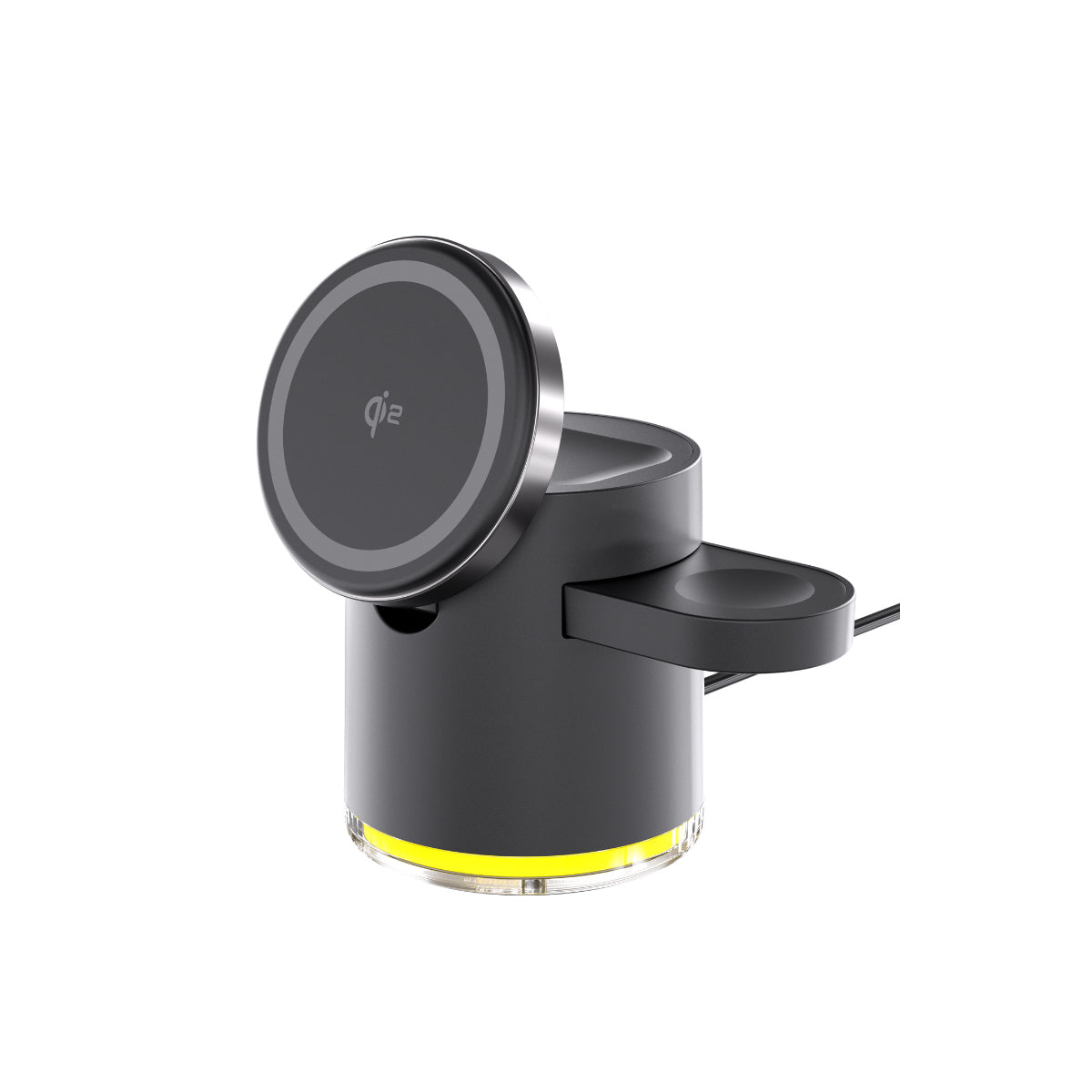 CLINGOMATIC Charging Station 3 In 1 Wireless Charger Stand With Halo Light Vista Shops