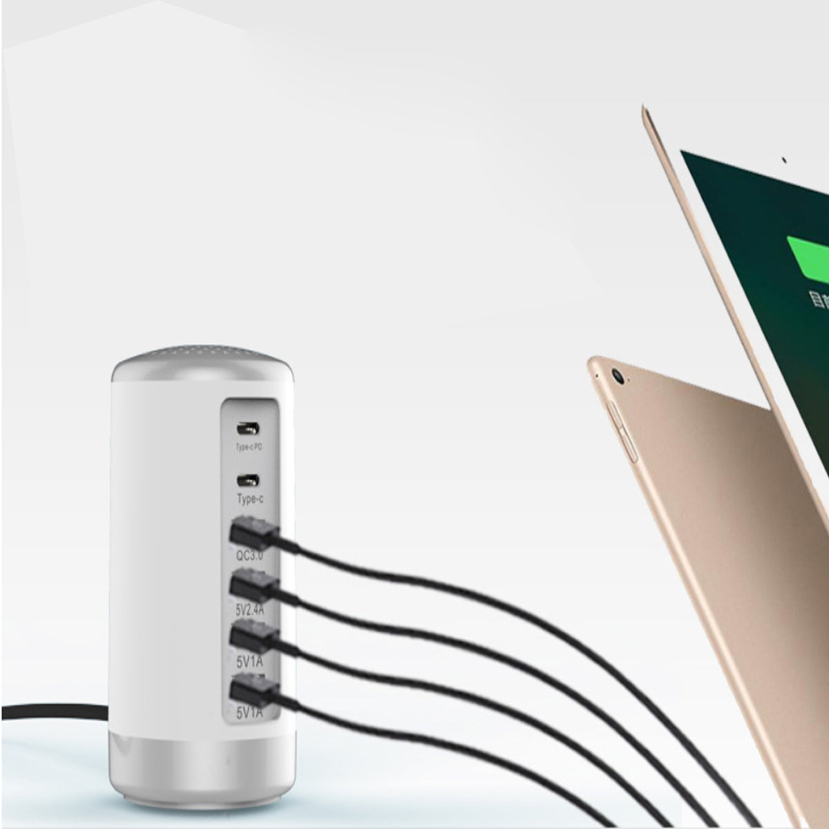 Tower USB With 6 High Speed Charging Ports Vista Shops