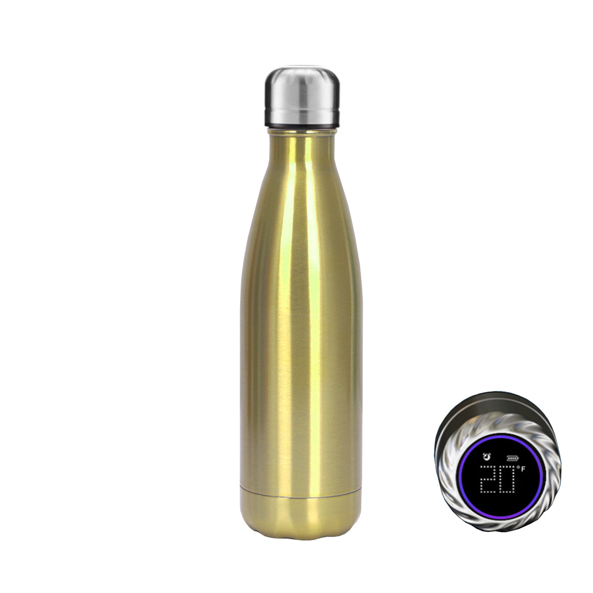 Aquaala UV Water Bottle With Temp Cap Vista Shops