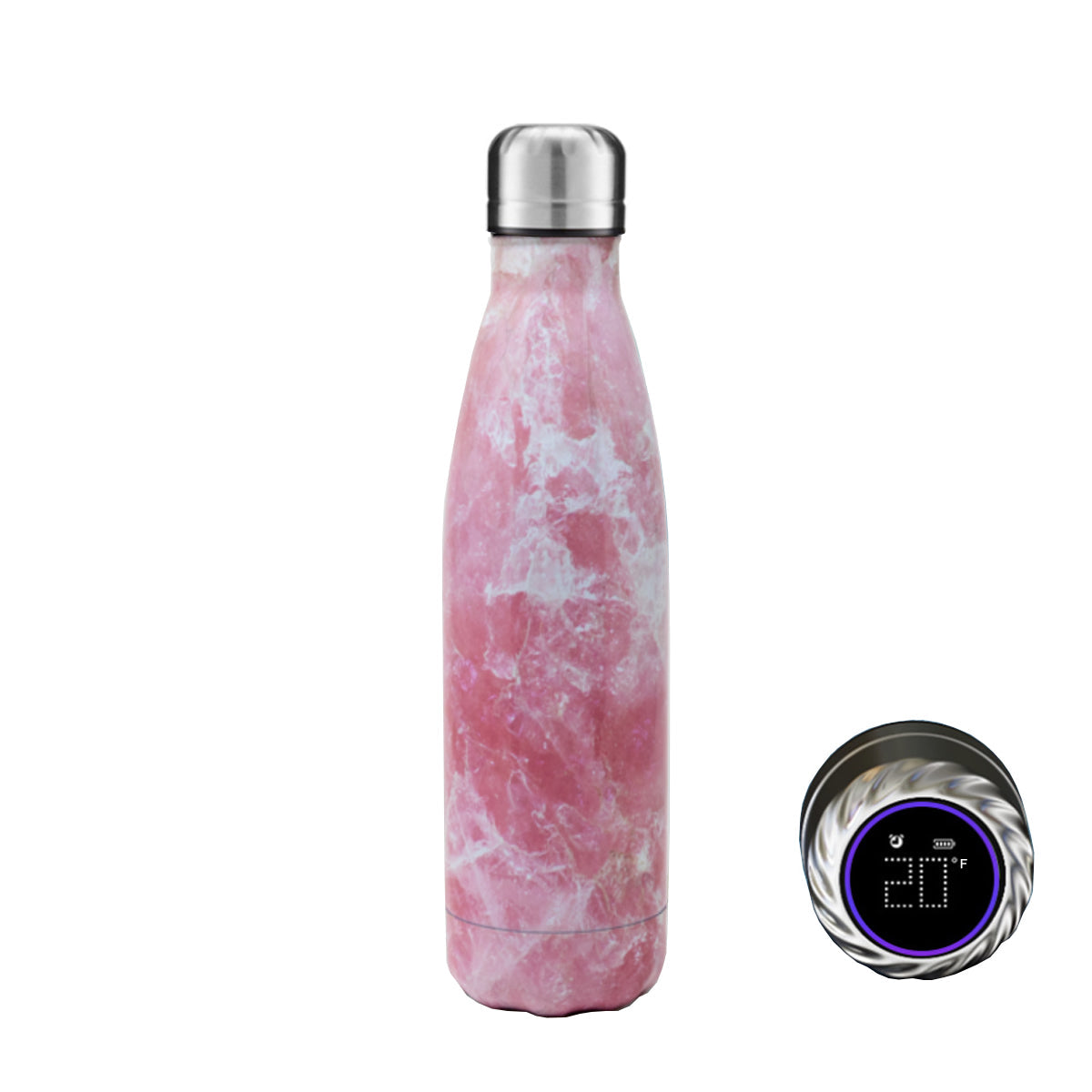 Aquaala UV Water Bottle With Temp Cap Vista Shops