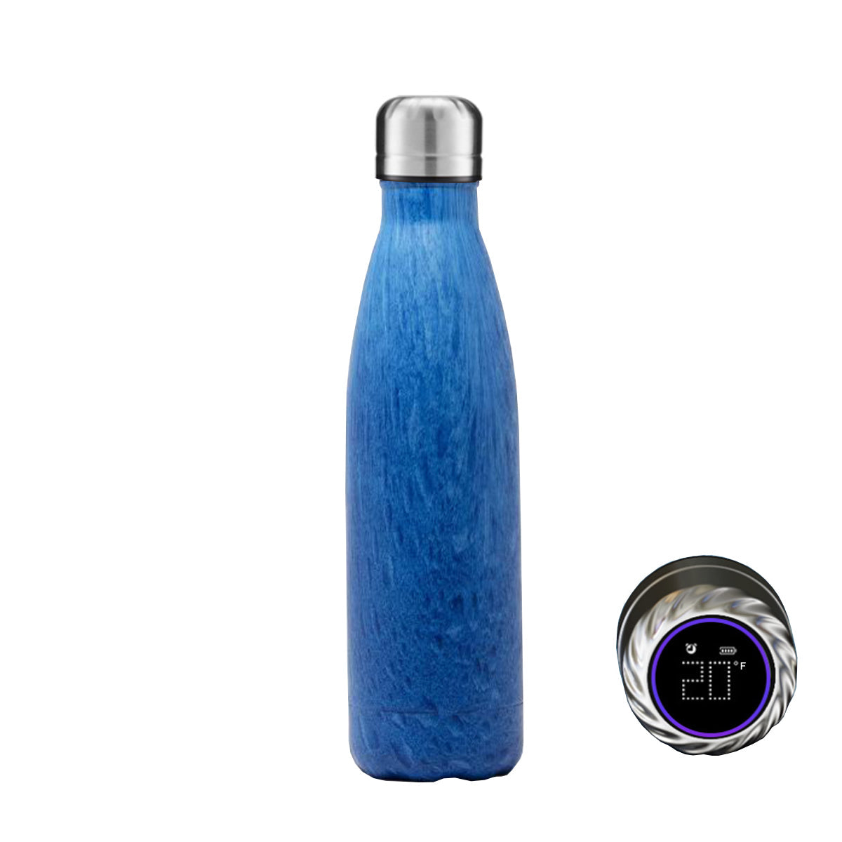 Aquaala UV Water Bottle With Temp Cap Vista Shops