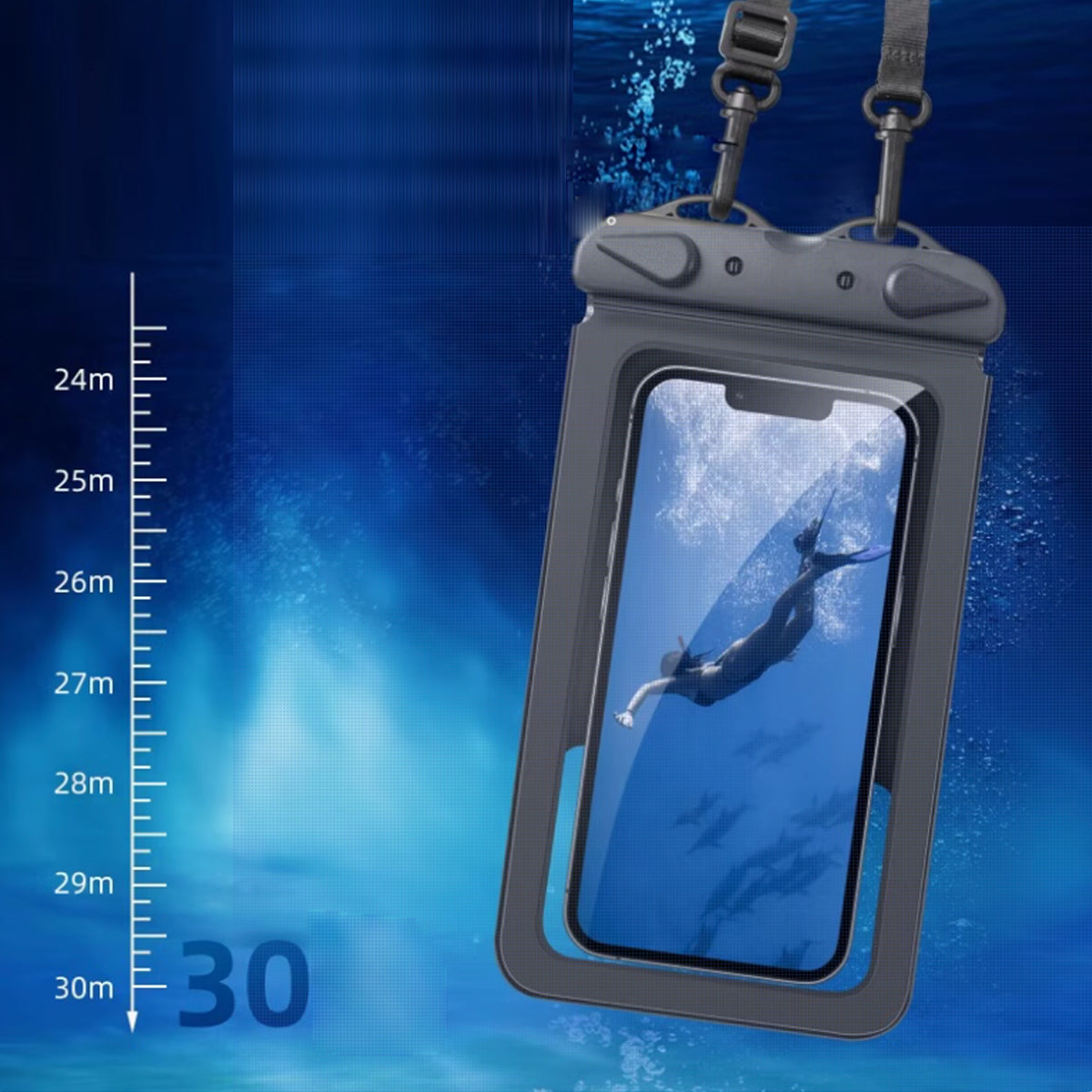Smart Choice Two Pak Waterproof Transparent Pouches With Style And Practicality