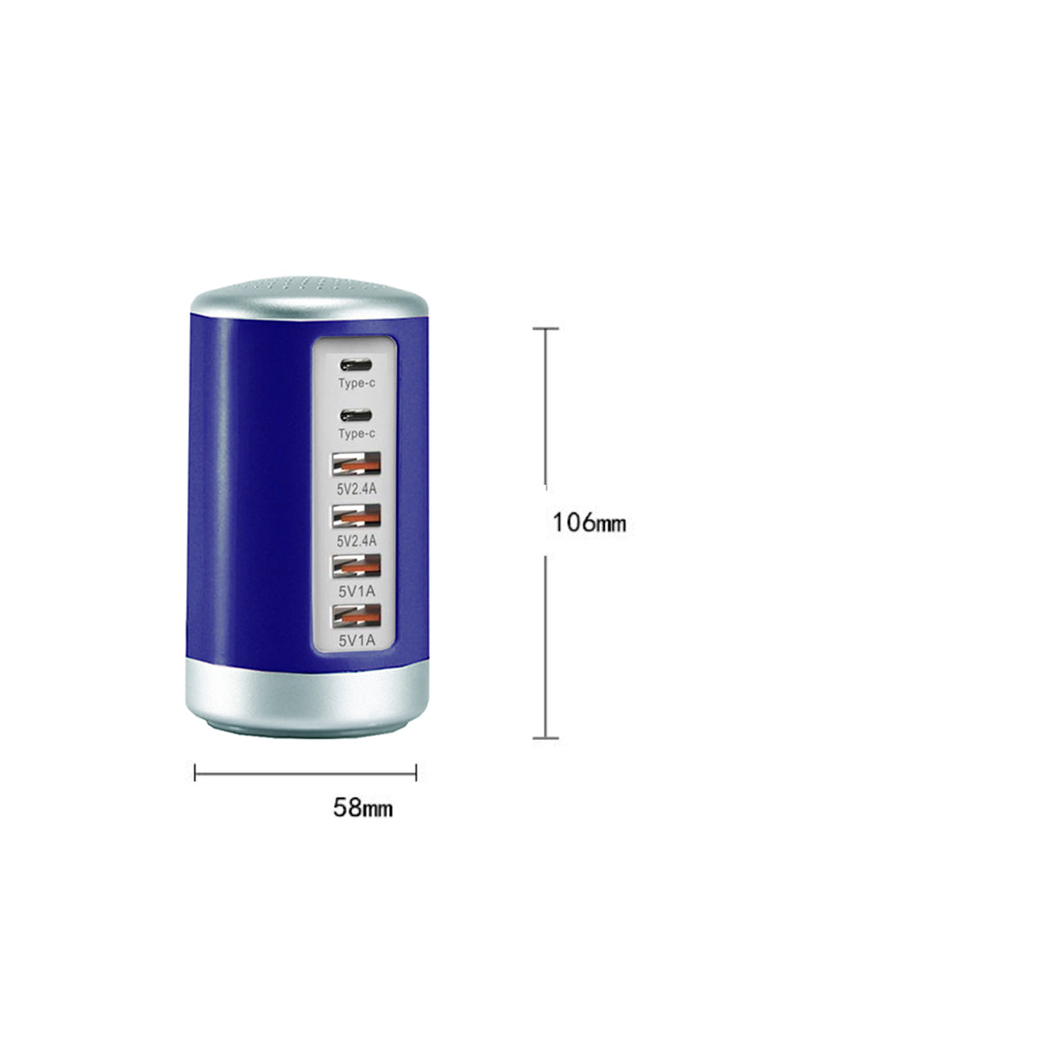Tower USB With 6 High Speed Charging Ports Vista Shops
