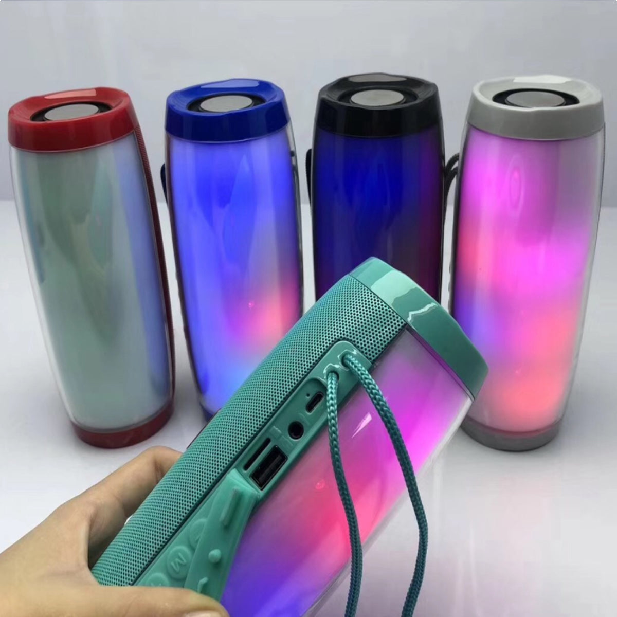 Rainbow LED Bluetooth Speakers In Vibrant Colors Vista Shops