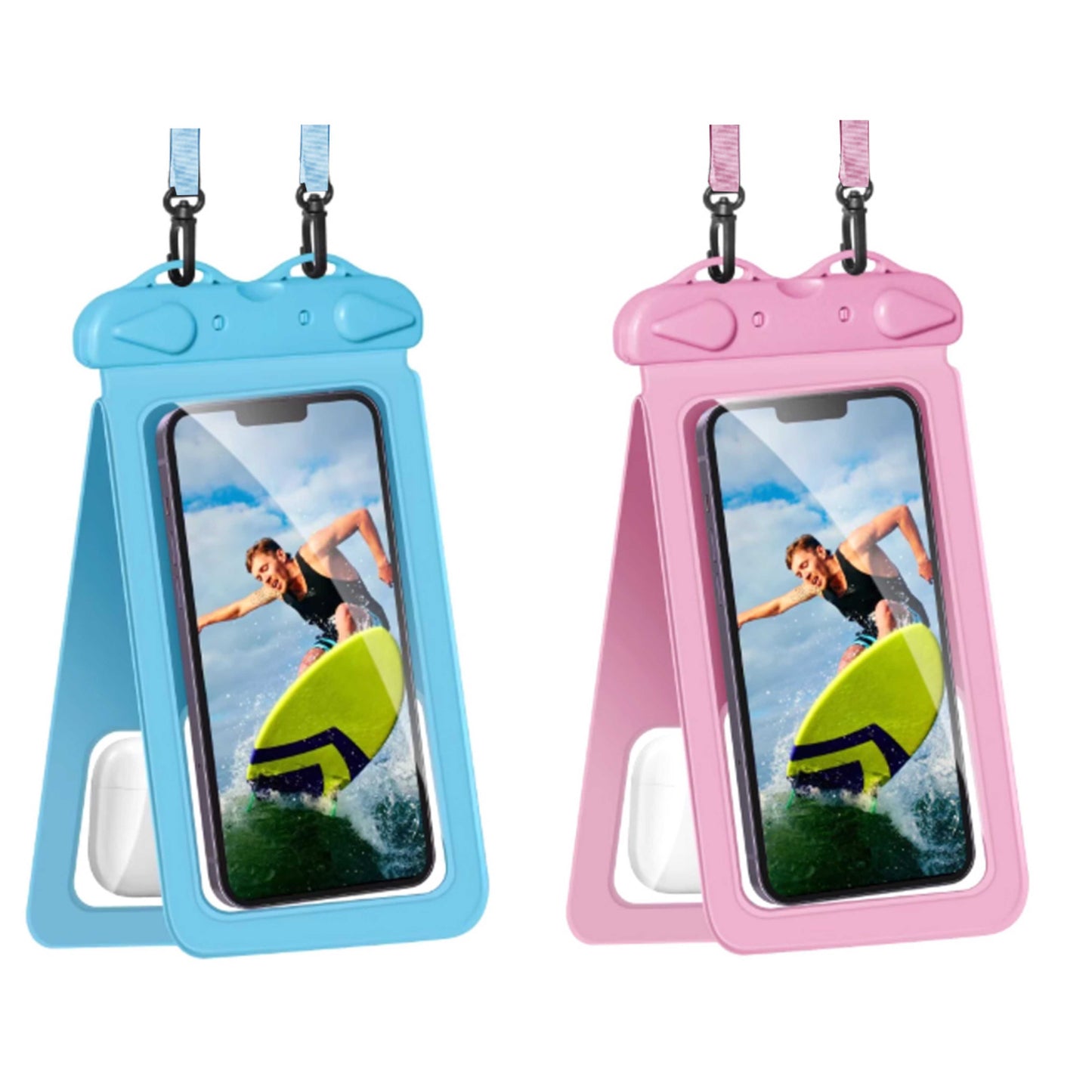 Smart Choice Two Pak Waterproof Transparent Pouches With Style And Practicality Vista Shops