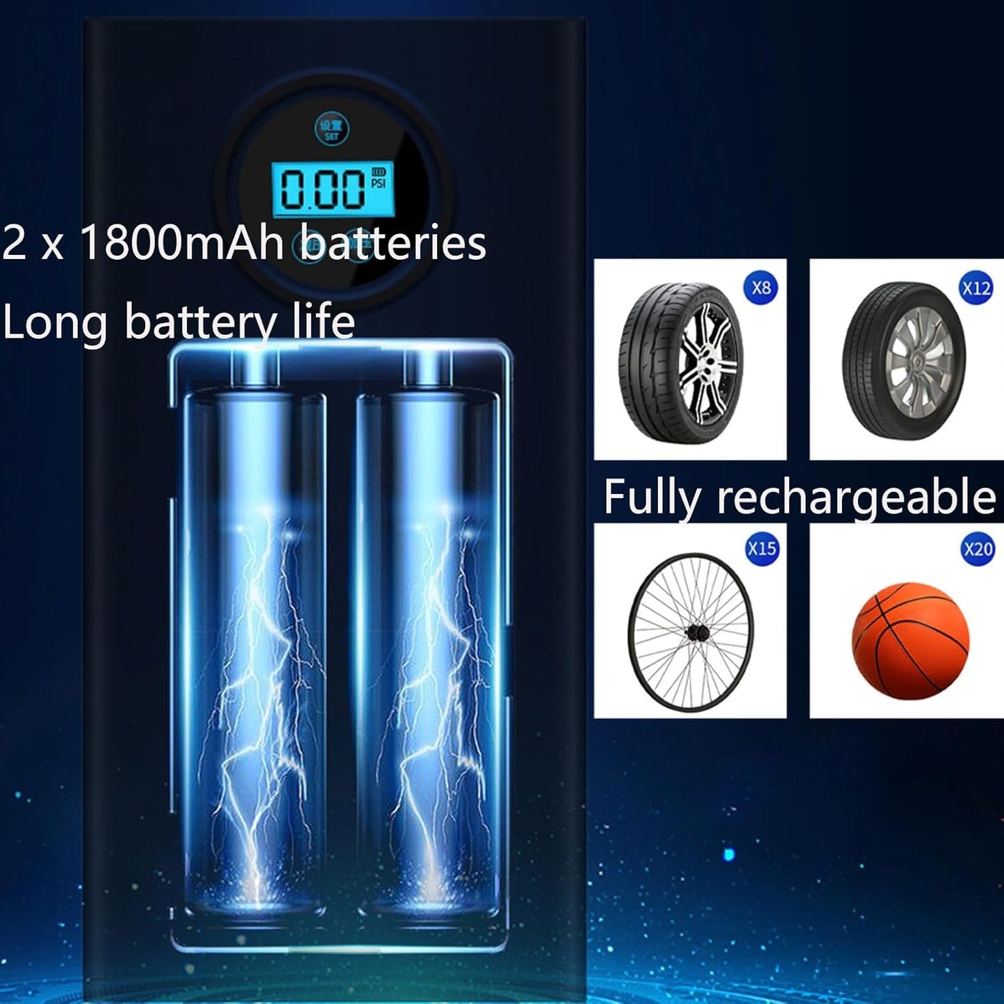 Smart Inflator Air Pump Multi -Purpose And Portable Vista Shops