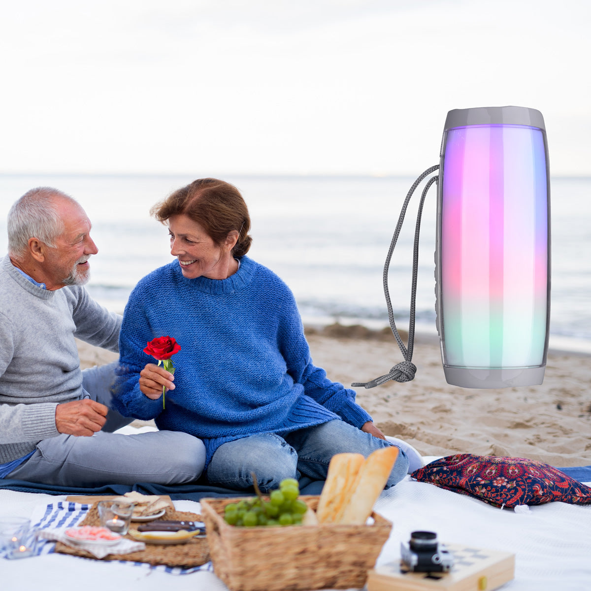 Rainbow LED Bluetooth Speakers In Vibrant Colors Vista Shops