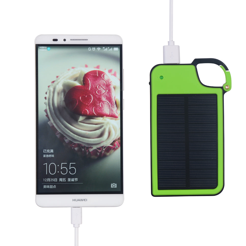 Clip-on Tag Along Solar Charger For Your Smartphone