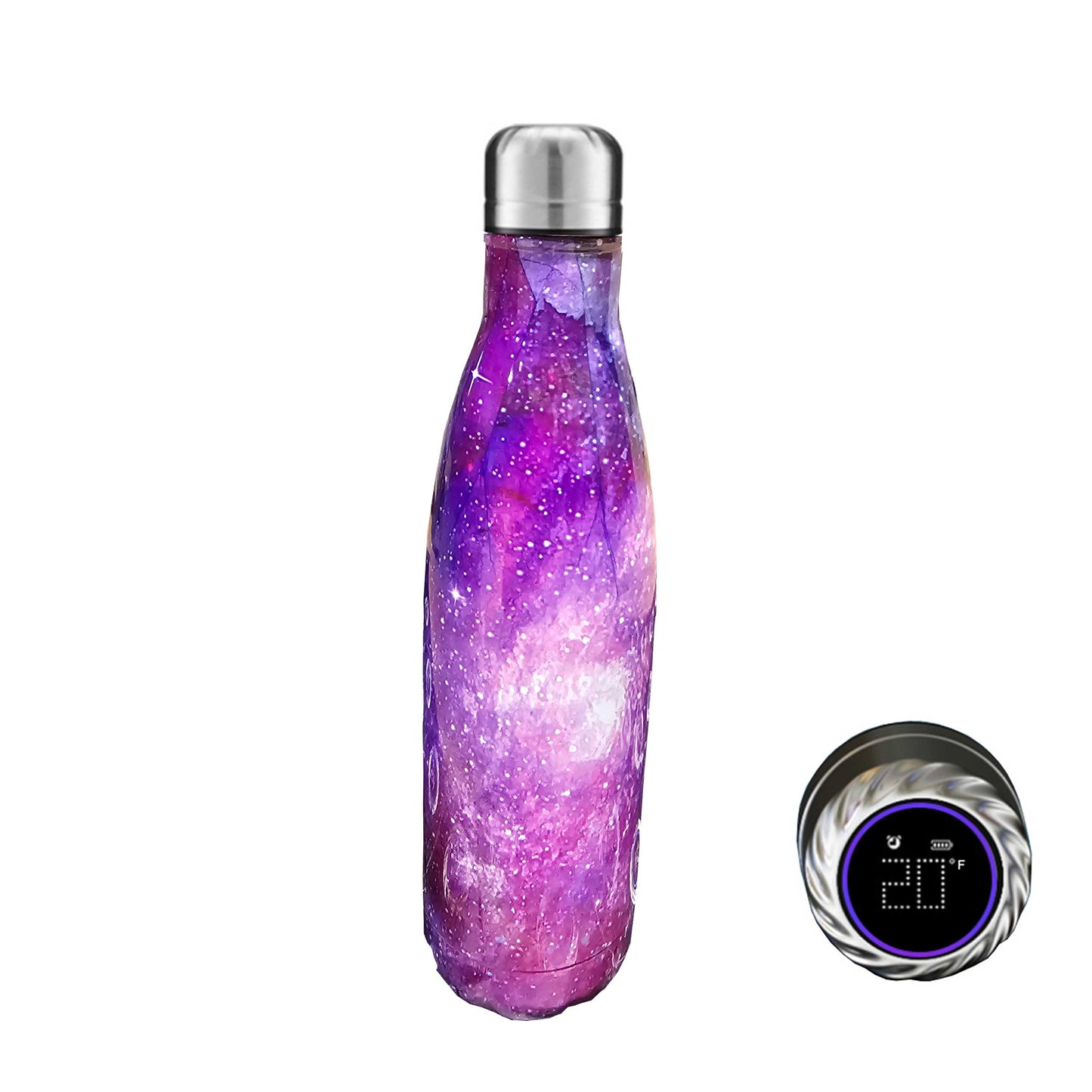 Aquaala UV Water Bottle With Temp Cap SHOPS